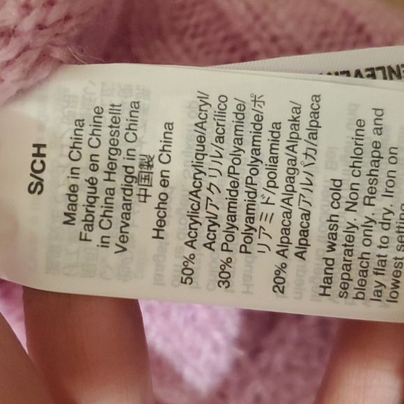 NWT J. Crew Pointelle Alpaca Blend Knit Mock Neck Sweater - S - Picture 7 of 7